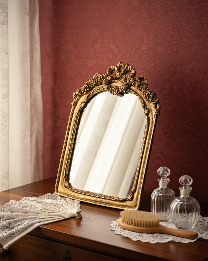 Royal Bloom Vanity Mirror