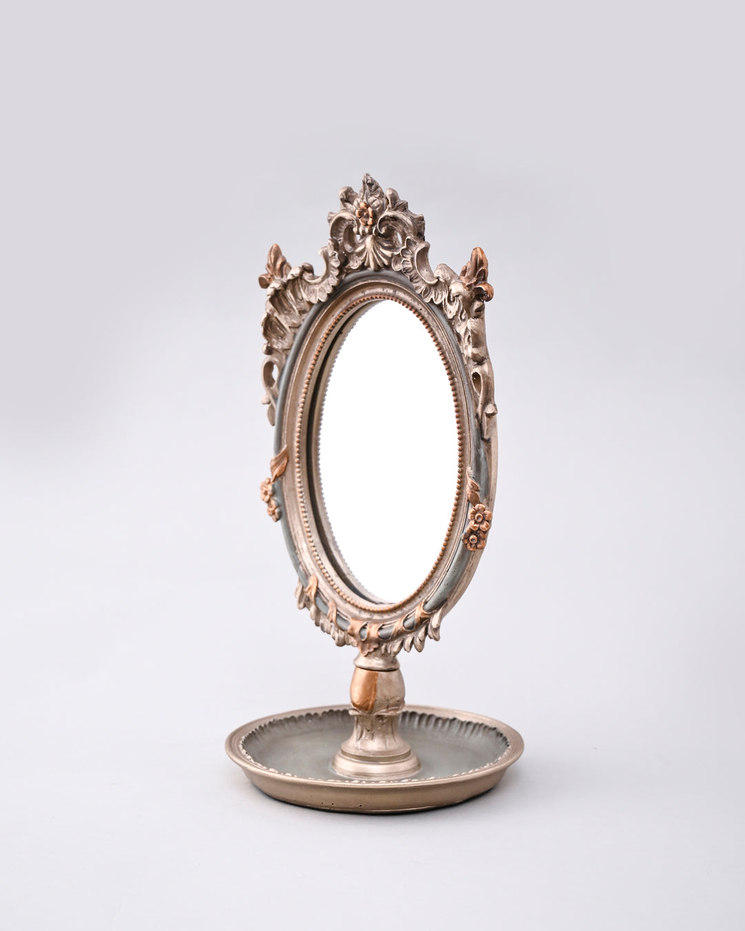 Vintage Oval Vanity Mirror