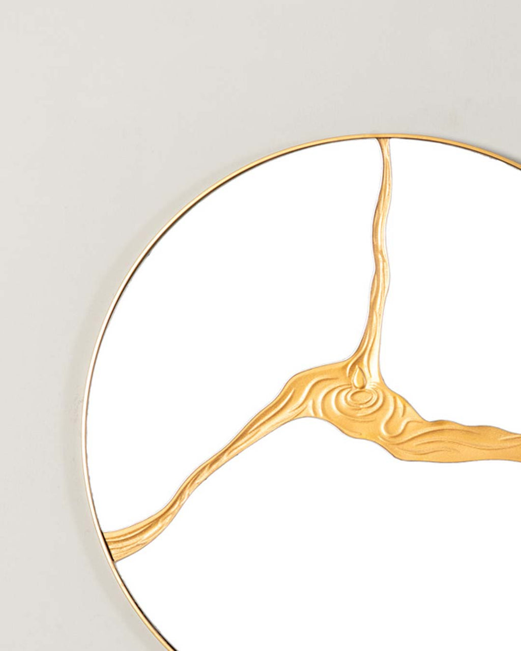 Kintsugi Round Mirror