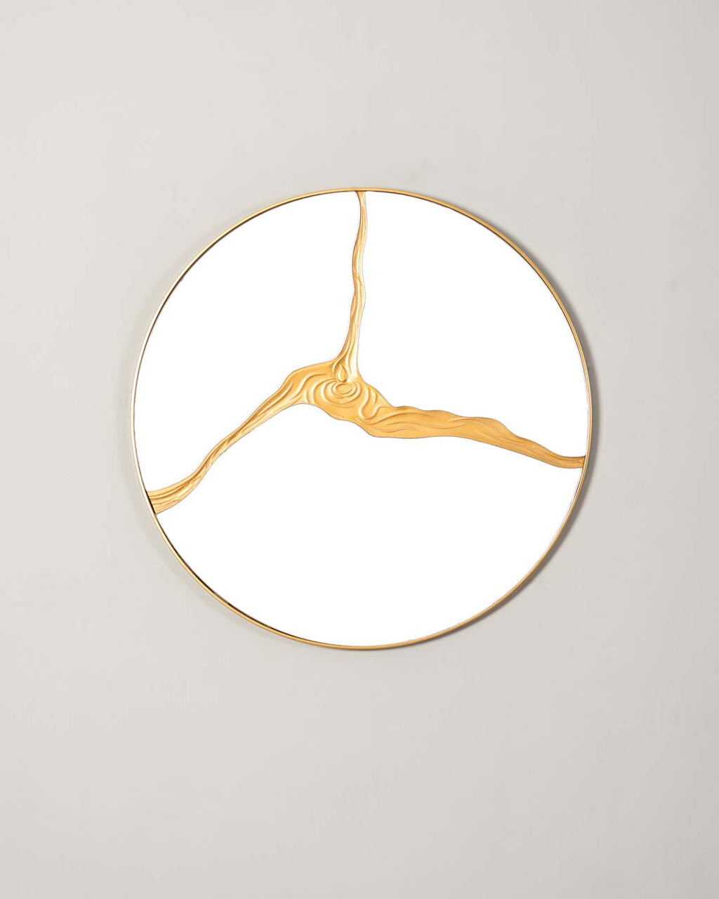 Kintsugi Round Mirror