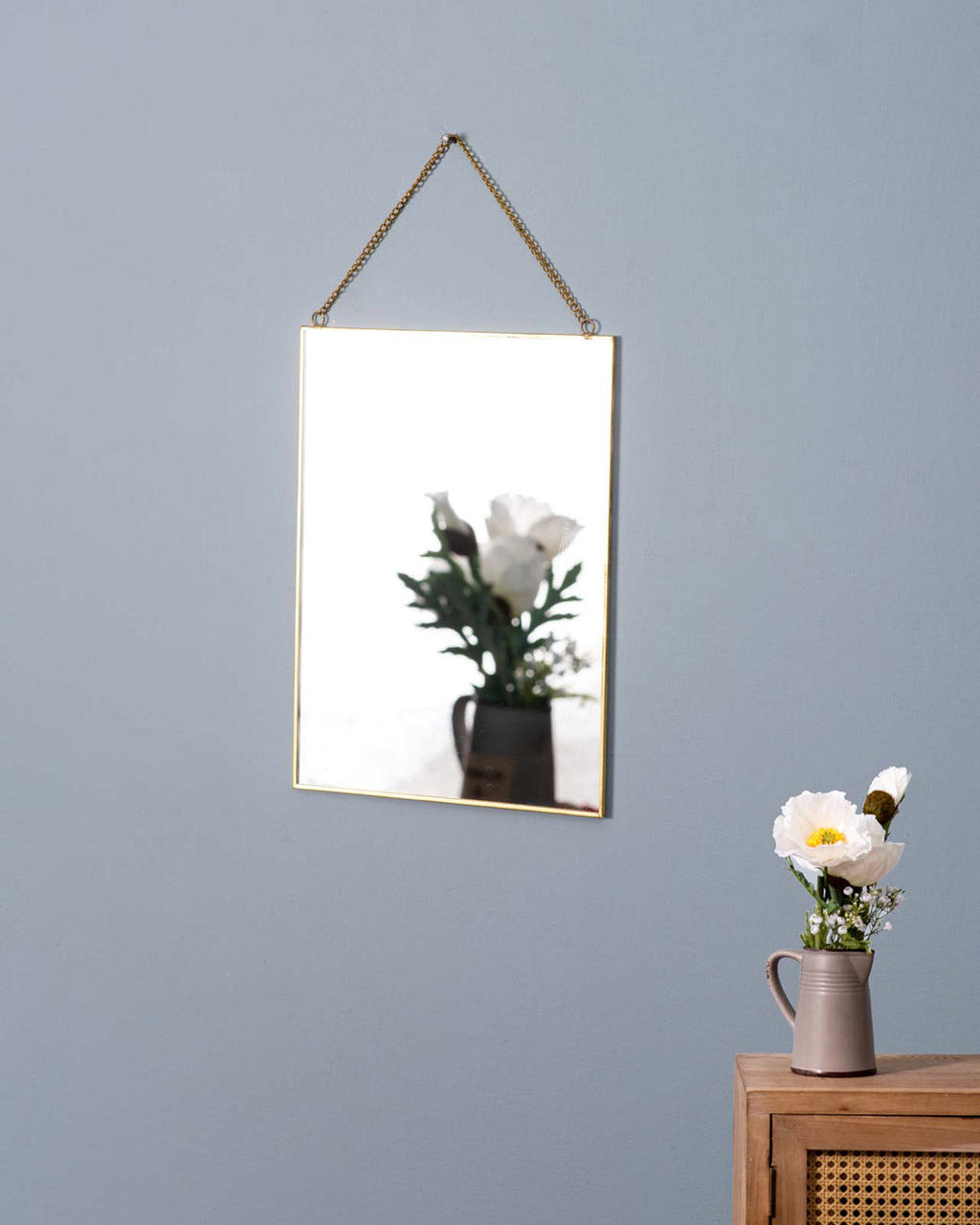 Golden Hanging Mirror